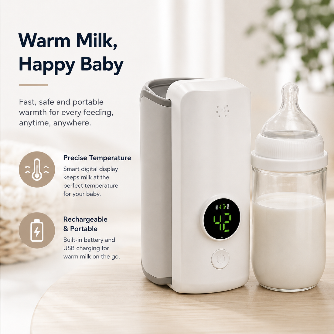 Portable Bottle Warmer By Kiddstars