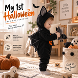 My First Halloween Bat Romper By KiddStars